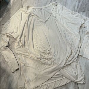 Express Elegant Cream Women's Top with twist